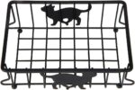 Lily's Home Cat-Themed Wire Basket, Kitchen and Desk Organizer, Cute Caddy for Cat Lovers for Kitchen, Pantry, Cabinet, Bathroom and Office (Small) - Image 5