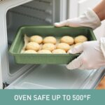 MAISON ARTS 17 Piece Pots and Pans Set Non Stick, Kitchen Cookware Sets with Nonstick Granite Stone Coating, Suitable for Induction Cooktops, Green - Image 4