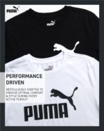 PUMA Boys T-Shirt - 2 Pack Casual Crewneck Short Sleeve Running and Gym Graphic Tee Shirts for Boys with Logo Print (S-XL) - Image 4