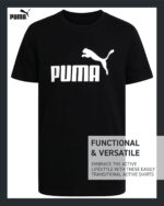 PUMA Boys T-Shirt - 2 Pack Casual Crewneck Short Sleeve Running and Gym Graphic Tee Shirts for Boys with Logo Print (S-XL) - Image 5