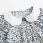 Simplee kids Baby Girl Romper Floral Long Sleeve Ruffle Romper Bodysuit Summer Spring Outfits - Image 4