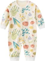 Kiddiezoom Baby Footed Cotton One-Piece Romper Jumpsuit Pajamas - Image 3