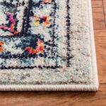 SAFAVIEH Area Rug 9x12 - Madison Collection - Large - Cream & Blue, Boho Chic Distressed Medallion Design, Non-Shedding & Easy to Clean, Ideal for Living Room, Bedroom, Dining Space (MAD473B) - Image 6