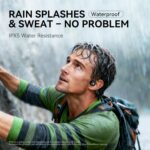 Bone Conduction Headphones, Open-Ear Bluetooth Wireless Sports Headphones with Mic, Bluetooth 6.0, 8H Playtime, Type-C Quick Charge, IPX5 Waterproof Sweatproof Earphones for Running, Cycling, Walking - Image 5