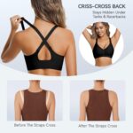 LUCKMEEY Bras for Women No Underwire Wireless Bras Removable Straps (U/Halter/Cross) Push Up Seamless T-Shirt Bra - Image 5