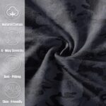 Pudolla Men's Cotton Yoga Sweatpants Athletic Lounge Pants Open Bottom Casual Jersey Pants for Men with Pockets - Image 5