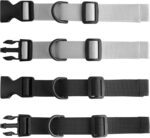 2 Pcs Adjustable Sternum Strap Universal Backpack Chest Belt, with Quick-Release Buckle, for Students Commuters and Adventurers Hiking Travel Camping Outdoor Activities, Black and Gray - Image 2