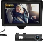 Baby Car Camera, HD Display Baby Car Mirror with Night Vision Feature, 4.3 inch Baby Car Camera with Monitor Wide Clear View, Backseat Camera Rear Facing to Observe Baby’s Every Move - Image 2