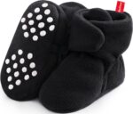 Baby Fleece Booties Newborn Unisex Booties Non-Slip Newborn Infant First Walkers Warm Shoes House Slippers for Baby Boys & Baby Girls Toddlers - Image 2