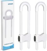 Baby Proofing Cabinets,Cabinet Locks for Babies,U-Shaped Child Locks for Cabinets, Child Proof Cabinet Latches,Child Safety Cabinet Locks with Adjustable by SPISPI (Pack of 2) - Image 2