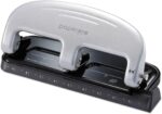 Bostitch Office EZ Squeeze 3-Hole Punch, 20 Sheet Capacity, Reduced Effort, No Jam Technology, Silver - Image 2