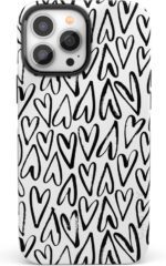 Casely iPhone 13 Pro Case | Heart Throb | Endless Hearts | Bold Protective Design | Compatible with MagSafe - Image 2