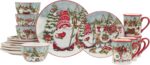 Certified International Christmas Gnomes 16 Piece Dinnerware Set, Service for 4 - Image 2