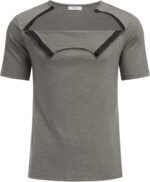 Dyeek Chemo for Shirt Port Access Chemotherapy Must Haves Tear Away Side Snap Short Sleeve Post Shoulder Surgery Shirts - Image 2