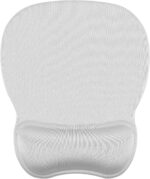 Ergonomic Mouse Pad with Wrist Support Gel Mousepad with Wrist Rest, Comfortable Computer Mouse Pad for Laptop, Pain Relief Mousepad for Office & Home, Gray - Image 2