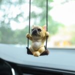 French Bulldog Car Ornament - Mirror Hanging Car Interior Accessory - Image 2