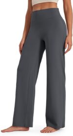 G4Free BareFeel No Front Seam Straight Leggings for Women High Waisted Wide Leg Yoga Pants 29"/31"/33" - Image 2