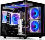 Gaming PC Desktop Computer - Ryzen 5 5500, Radeon RX 6500XT 4GB, 16GB DDR4 RAM, 1TB NVME SSD, Prebuilt Tower Computer (Black) - Image 2
