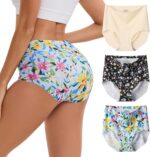 INNERSY Women's High Waist Seamless Underwear No Show Panties Full Coverage Briefs 3-Pack - Image 2