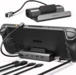 JSAUX Upgraded Docking Station 4K@120Hz for Steam Deck OLED/ROG Ally X/Legion Go/MSI Claw, 5-in-1 Steam Deck Dock with HDMI 2.1, 100Mbps Ethernet, USB 2.0 and 100W Charge for Steam Deck LCD-HB0602 - Image 2