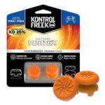 KontrolFreek FPS Freek Vortex for PlayStation 4 (PS4) and PlayStation 5 (PS5) Controller | Performance Thumbsticks | 1 High-Rise Convex, 1 Mid-Rise Concave | Orange - Image 2