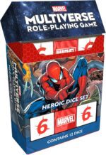 Marvel Multiverse Role-Playing Game Heroic DICE Set Acrylic Dice for Immersive Experience, Official Game Accessory for The Marvel Multiverse RPG - Made by CMON - Image 2