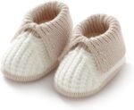 Neiwech Baby Booties Newborn Infant Sock Shoes Knit Crochet Soft Cozy Warm Boots for Boys Girls - Image 2