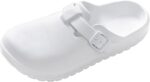 Nurse Shoes for Women and Men, Arch Support Non Slip Garden Clogs, Adjustable Buckle Mules Work Chef Sandals, Slip-On Cushion Slide Slippers - Image 2