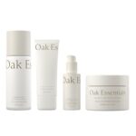 Oak Essentials Youthful Skin Routine Set | 4-Step Skin Renewal Kit with Peptide Serum, Face Polish, Cleansing Milk & Moisture Balm - Image 2