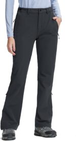 Pioneer Camp Women's Hiking Pants Flared Lightweight Water Resistant Cargo Travel Pants Ripstop Quick Dry for Work Golf Camp - Image 2