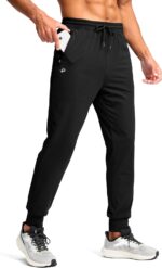 Pudolla Men's Lightweight Jogger with Pockets 4-Way Stretch Sweatpants Workout Runing Athletic Track Pants - Image 2