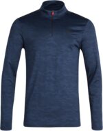 Spyder Mens Athletic Shirts - Moisture Wicking Quarter Zip Pullover Men Long Sleeve Shirts Camo Workout Shirts Gym Clothes - Image 2