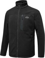 TBMPOY Men's Fleece Jackets Lightweight Full-Zip Fall Jacket Warm Winter Coats Outdoor Hiking with Pockets - Image 2