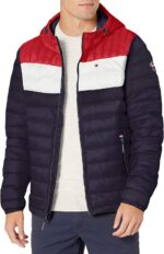 Tommy Hilfiger Men's Water Resistant Ultra Loft Filled Hooded Puffer Jacket - Image 2