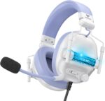 Wired Gaming Headset for Xbox, PS5, PS4, Switch, PC, Mobile, Surround Sound Gaming Headphones with ENC Noise-Canceling Mic, 50mm Drivers, Soft Memory Foam Earcups, Comfortable Durable Design - Image 2