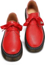 Women Lace-up Platform Chunky Loafers Classic Lug Sole Oxford Shoes Business Work Office Dress Shoes - Image 2