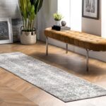 nuLOOM 2'5" x 9'5" Performance Indoor Area Rug, Non-Shed, Power Loomed High-Traffic Area Rug for Living Room, Bedroom, Home, Deedra Grey - Image 2