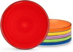 vancasso Bonita 10.5 Inch Dinner Plates, Ceramic Dinner Plate Set, Dinner Plates Set of 6, Large Dinnerware Plates for Kitchen, Microwave, Oven and Dishwasher Safe, Multicolor - Image 2