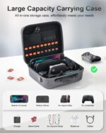 STARTRC GAMES Switch 2 All in One Carrying Case for Nintendo Switch 2, Portable Hard Travel Case with Game Card Slots, Portable Storage Carry Bag for Switch 2 Console Pro Controller Accessories - Image 3