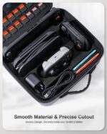 STARTRC GAMES Switch 2 All in One Carrying Case for Nintendo Switch 2, Portable Hard Travel Case with Game Card Slots, Portable Storage Carry Bag for Switch 2 Console Pro Controller Accessories - Image 4