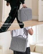 STARTRC GAMES Switch 2 All in One Carrying Case for Nintendo Switch 2, Portable Hard Travel Case with Game Card Slots, Portable Storage Carry Bag for Switch 2 Console Pro Controller Accessories - Image 7