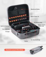 STARTRC GAMES Switch 2 All in One Carrying Case for Nintendo Switch 2, Portable Hard Travel Case with Game Card Slots, Portable Storage Carry Bag for Switch 2 Console Pro Controller Accessories - Image 8