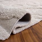 SAFAVIEH Florida Shag Collection Area Rug - 8'6" x 12', Creme & Creme, Scroll Design, Non-Shedding & Easy Care, 1.2-inch Thick Ideal for High Traffic Areas in Living Room, Bedroom (SG468-1111) - Image 4