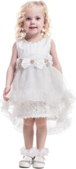 White Girls Ruffle Socks Gold Shimmering Big Double Layer Lace Sock Ruffles Frilly Dress Socks for Baby Toddler Girl - Image 5