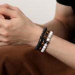 Mens Beaded Bracelets, 8MM Beaded Bracelets for Men, Natural Tiger Eye Bead Bracelet, Stretch Elastic Beads Bracelets for Men - Image 5