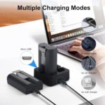 2 Packs Replacement for Ring Battery,6800mAh Rechargeable Camera Batteries with Charger Station for Ring-Video Doorbell 2/3/4, Spotlight Cam, Door View Cam and Stick Up Cam - Image 4