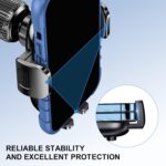 Phone Holder Car Mount for iPhone [Powerful Suction] Phone Mount for Car Dashboard Windshield Air Vent Universal Accessories [Thick Cases Friendly] Automobile Phone Holder Fit iPhone Smartphone - Image 5