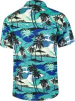 Hawaiian Shirts for Men Casual Beach Summer Shirt Floral Button Down Tropical Holiday Short Sleeve Shirts - Image 4