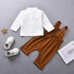 Unutiylo Baby Boys Clothes for Gentleman Outfits,Toddler Overalls Baby Suspender Pants and Bodysuit Romper - Image 7