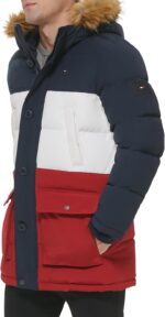 Tommy Hilfiger Men's Arctic Cloth Full Length Quilted Snorkel Jacket - Image 3